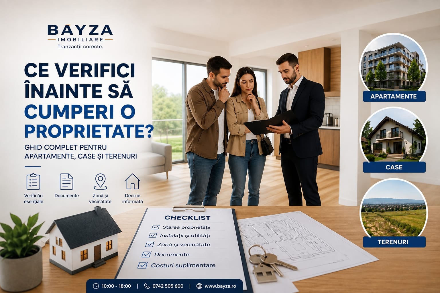 Ce verifici înainte să cumperi o proprietate